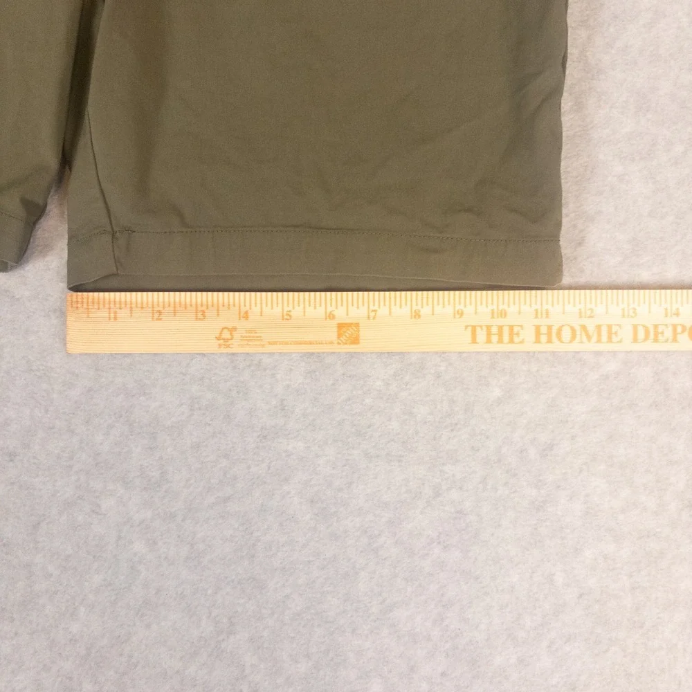Goodfellow &‎ Co Linden Tech Shorts Mens 40 Olive Green 9 Inch Inseam Drawstring